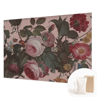Premium photo wallpaper with a floral elegance design