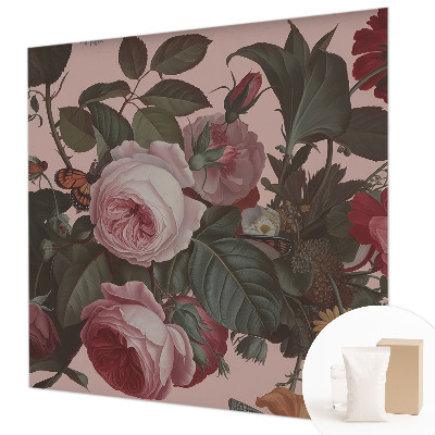 Premium photo wallpaper with a floral elegance design