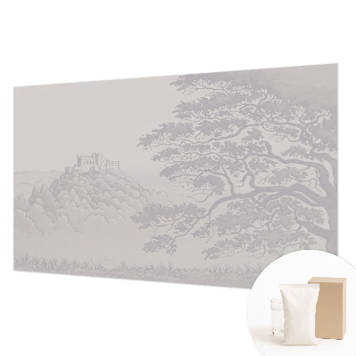 Decorative wall mural for living room Castle landscape