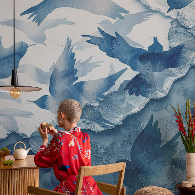 Photo wall mural Dynamic birds