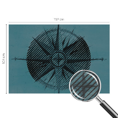 Wall mural for bedroom Marine compass