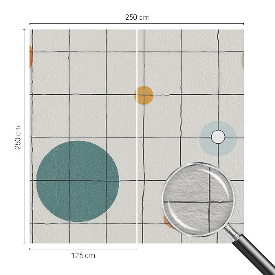 Large wall mural Colored circles