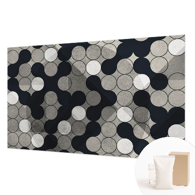 Large wallpaper mural Geometric circles