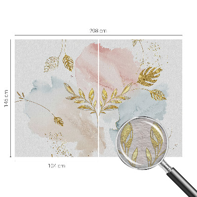High quality wall mural wallpaper with a botanical motif