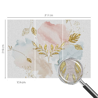 High quality wall mural wallpaper with a botanical motif