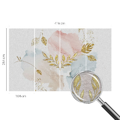 High quality wall mural wallpaper with a botanical motif