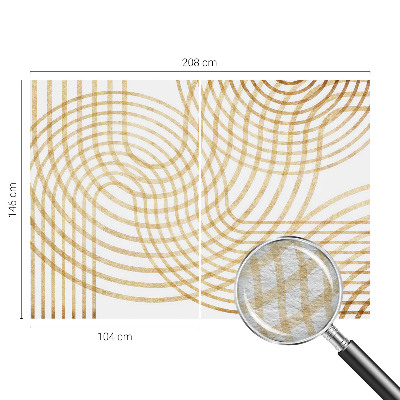 Premium wall mural for bedroom with a geometric weave pattern