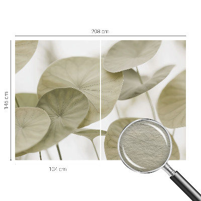 Wall mural with a natural, elegant design