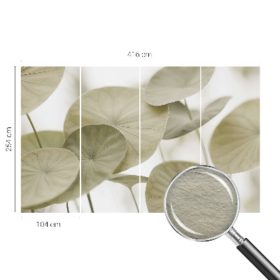Wall mural with a natural, elegant design