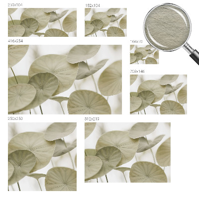 Wall mural with a natural, elegant design