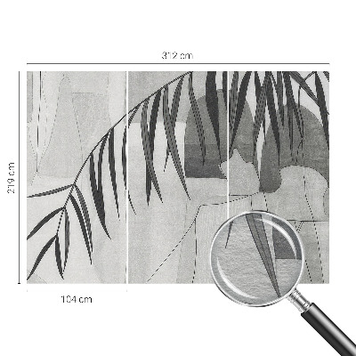 Non-woven wall mural Abstract palm tree