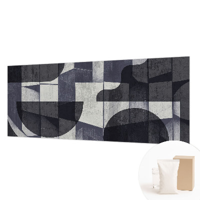 Photo wall mural with a geometric symmetry design