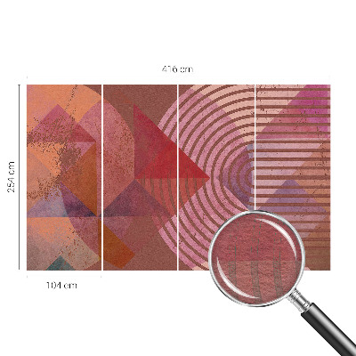 Wall mural for living room Abstract forms