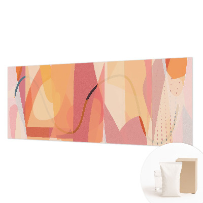 Decorative wall mural for living room with a colorful abstract design