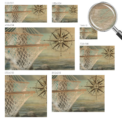 Large wall mural wallpaper with a sea relaxation scene