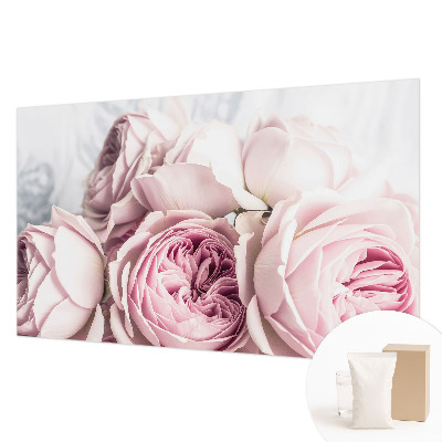 Custom size wall mural Pink roses