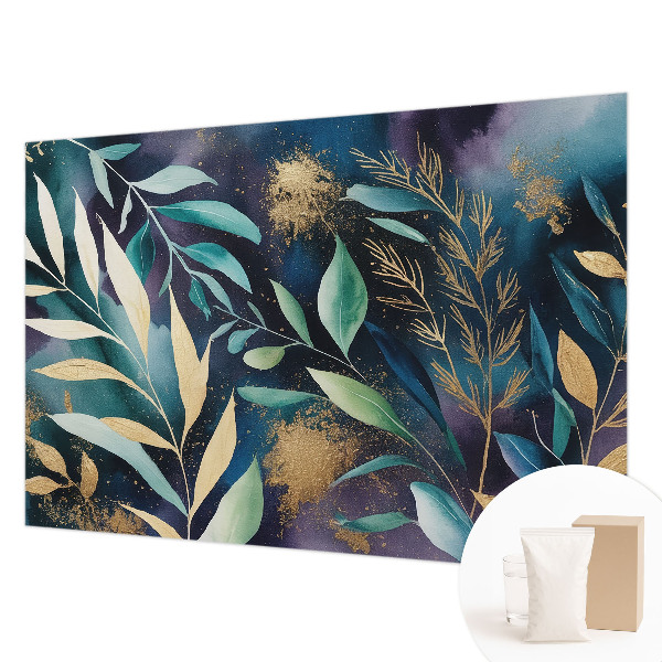 Modern wall mural Botanical leaves