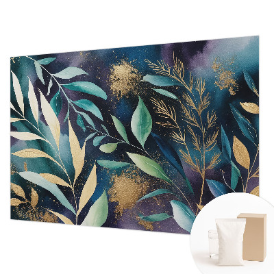 Modern wall mural Botanical leaves