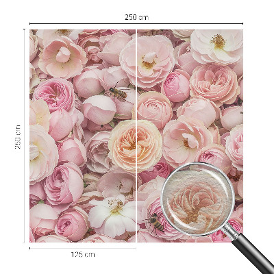 High quality photo wallpaper with a beautiful floral motif
