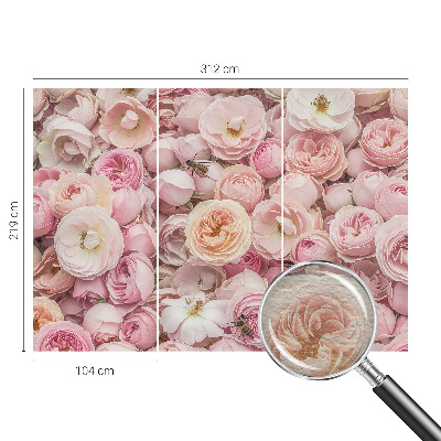 High quality photo wallpaper with a beautiful floral motif