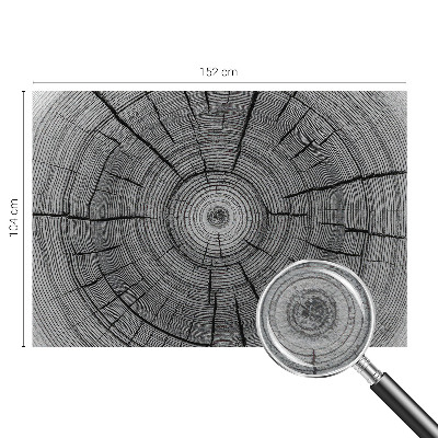 Modern wall mural for living room with a forest harmony design