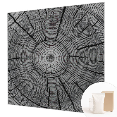 Modern wall mural for living room with a forest harmony design