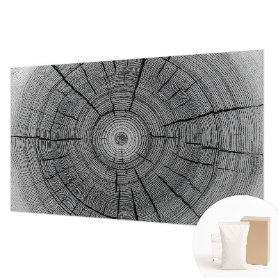 Modern wall mural for living room with a forest harmony design