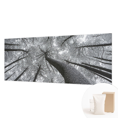 Premium wall mural for bedroom with a winter landscape design