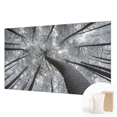 Premium wall mural for bedroom with a winter landscape design