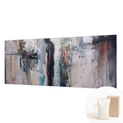 Decorative wall mural for living room featuring a mysterious figure