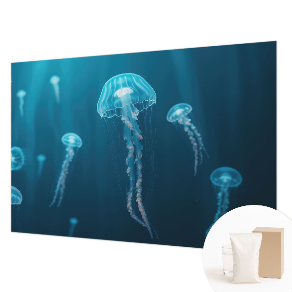 Non-woven wall mural with a maritime elegant design