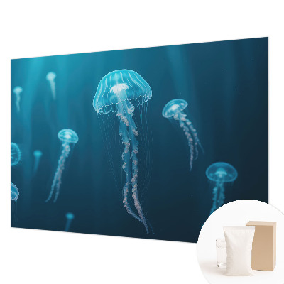 Non-woven wall mural with a maritime elegant design