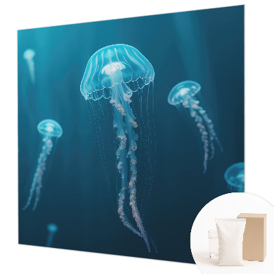 Non-woven wall mural with a maritime elegant design