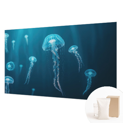 Non-woven wall mural with a maritime elegant design