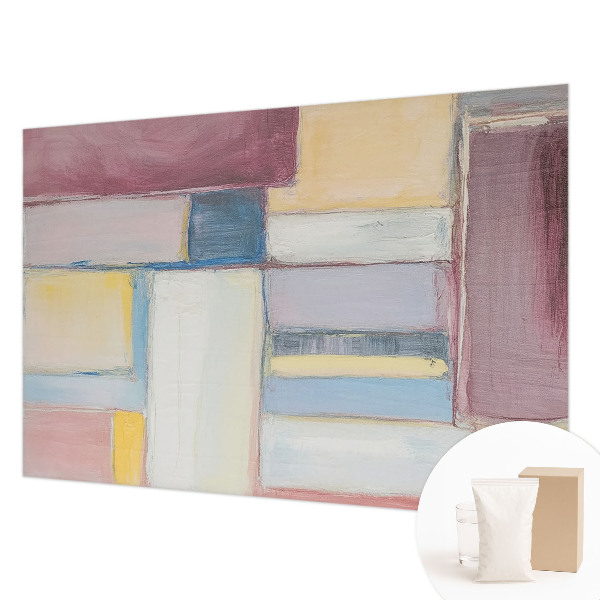 Photo wallpaper with a geometric forms pattern