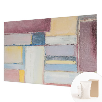 Photo wallpaper with a geometric forms pattern