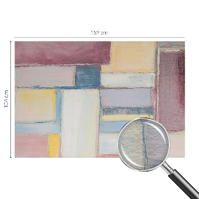 Photo wallpaper with a geometric forms pattern