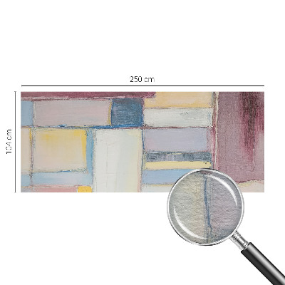 Photo wallpaper with a geometric forms pattern