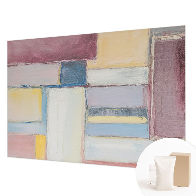 Photo wallpaper with a geometric forms pattern