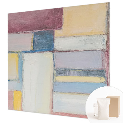 Photo wallpaper with a geometric forms pattern