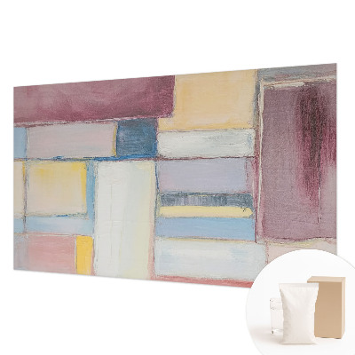 Photo wallpaper with a geometric forms pattern