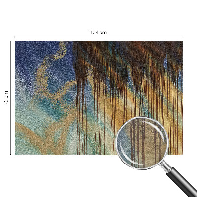 Wallpaper mural for living room featuring an abstract composition