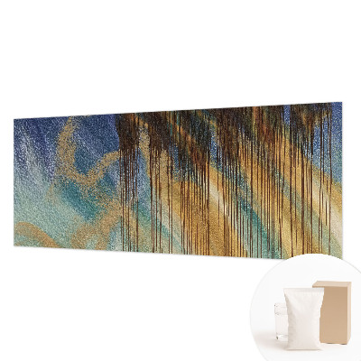 Wallpaper mural for living room featuring an abstract composition