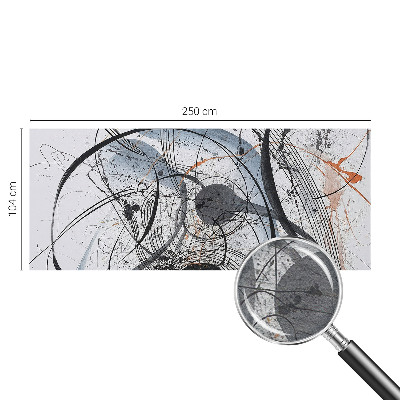 Large wallpaper mural Expressive abstraction