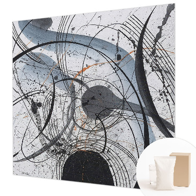 Large wallpaper mural Expressive abstraction