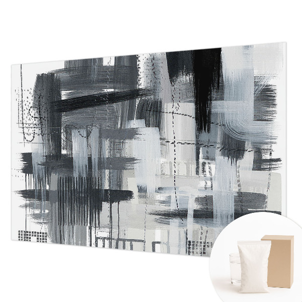 Modern wall mural with modern art motif
