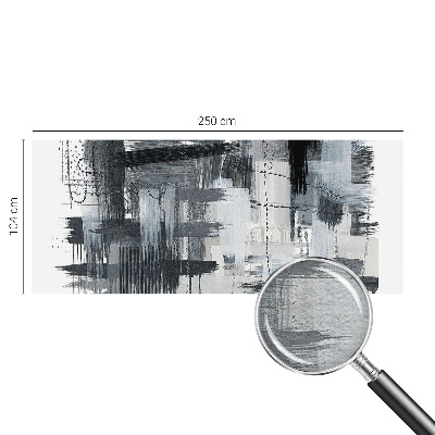 Modern wall mural with modern art motif