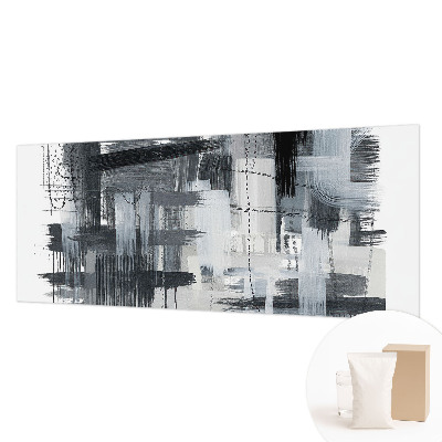 Modern wall mural with modern art motif