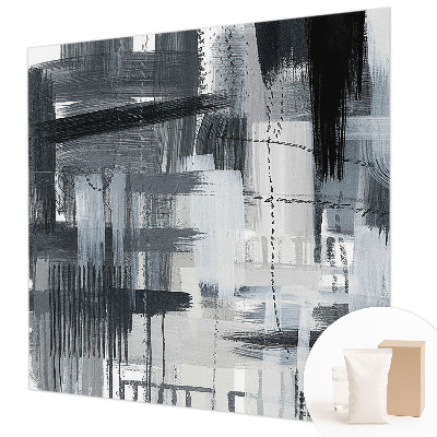 Modern wall mural with modern art motif