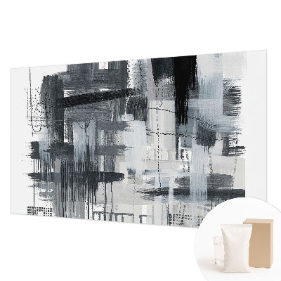 Modern wall mural with modern art motif
